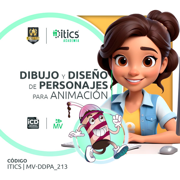 Dibujo y Diseño de Personajes para Animación - Ai y Ps